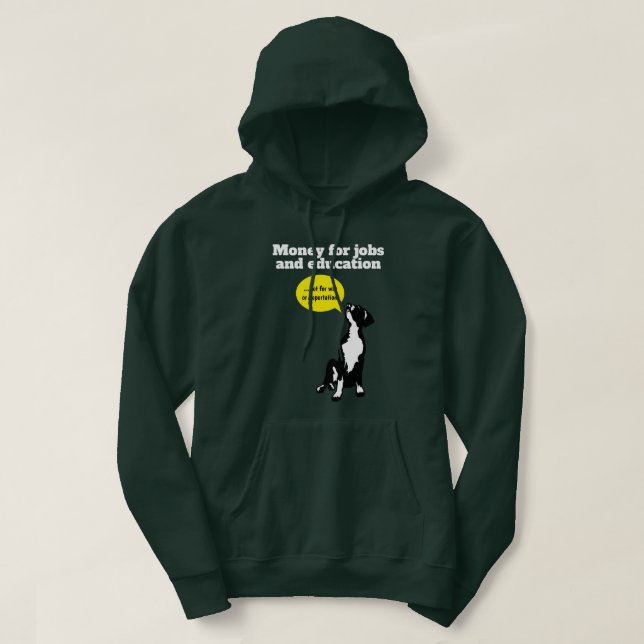 Veste À Capuche Emploi Argent & Éducation Grand Puppy Dane de Prot (Design devant)