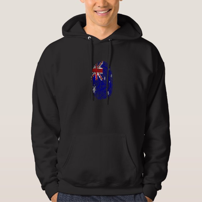 Veste À Capuche Empreinte ADN Drapeau Australie   (Devant)