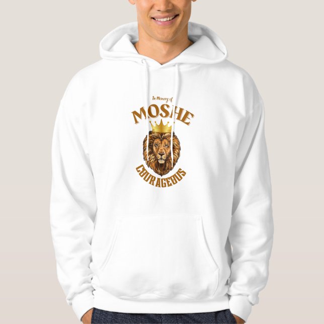Veste À Capuche En mémoire de Moshe Courageux (Devant)