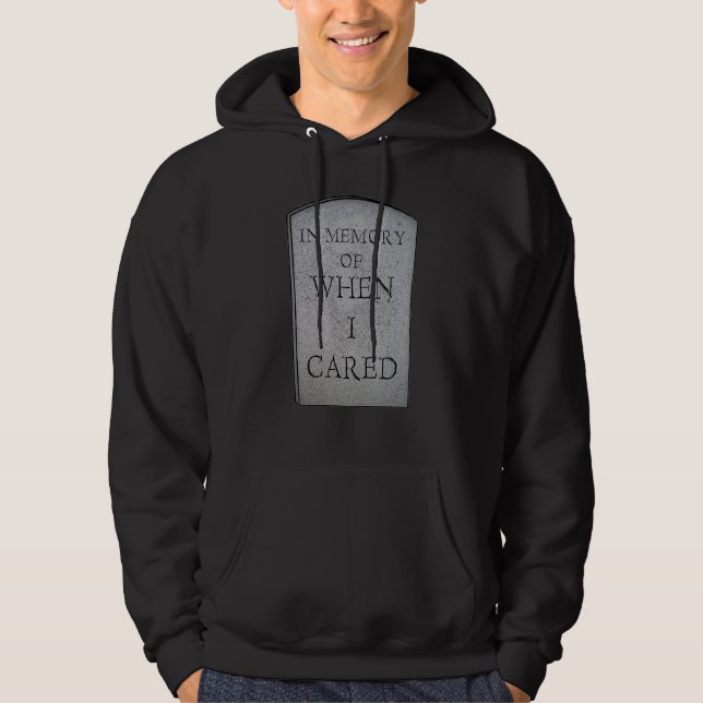 Veste À Capuche En Mémoire De Quand Je M'Intéressais Goth Punk Emo (Devant)