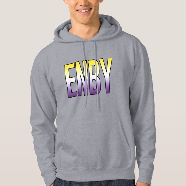 Veste À Capuche ENBY - Non binaire (Devant)