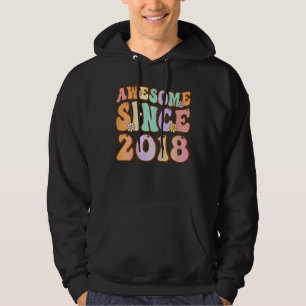 Veste À Capuche Enfants 5 ans Awesome depuis 2018 5e anniversaire
