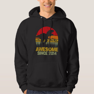 Veste À Capuche Enfants 8e anniversaire Dinosaur Trex stupéfiant d