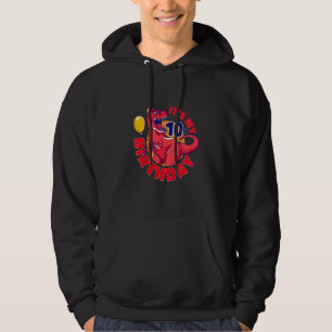 Veste À Capuche Enfants C'est mon 10e anniversaire Joyeux 10 ans R