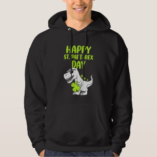 Veste À Capuche Enfants Happy St Pat T Rex Day Dino Saurus St Patr