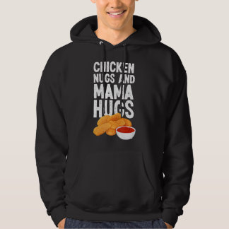Veste À Capuche Enfants Poulets Nugs Et Mama Hugs Poulet Nugget Lo