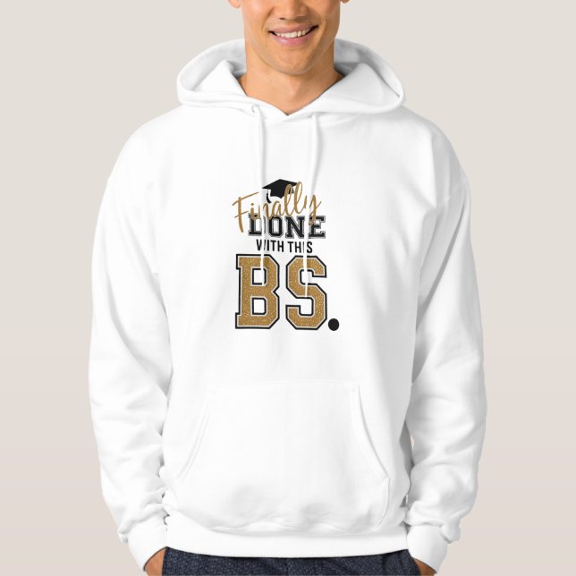 Veste À Capuche Enfin Terminé Avec Cette Connerie De Diplôme Diplô (Devant)