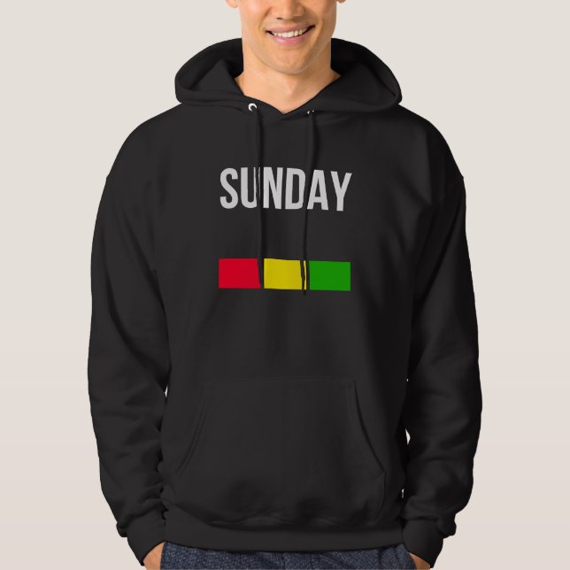 Veste À Capuche Enjoy Cool Sunday Mood Illustration  Graphic Desig (Devant)