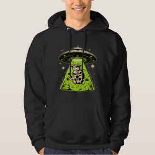 Veste À Capuche Enlèvement de vache extraterrestre Weirdcore Surré