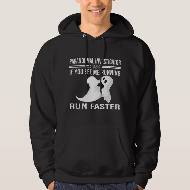 Veste À Capuche Enquêteur paranormal chasse aux fantômes (Devant)
