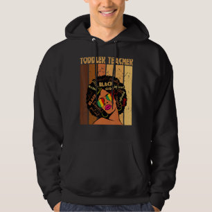 Veste À Capuche Enseignant Afro-Africain-Américain Noir Historique