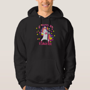 Veste À Capuche Enseignant de l'éducation spéciale Dabbing Unicorn