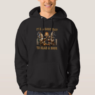 Veste À Capuche Enseignant Drôle Lire Gnomes C'Est Un Bon Jour Pou