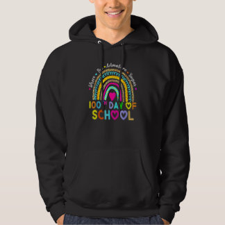Veste À Capuche Enseignant du 100e jour d'école 100 jours plus int