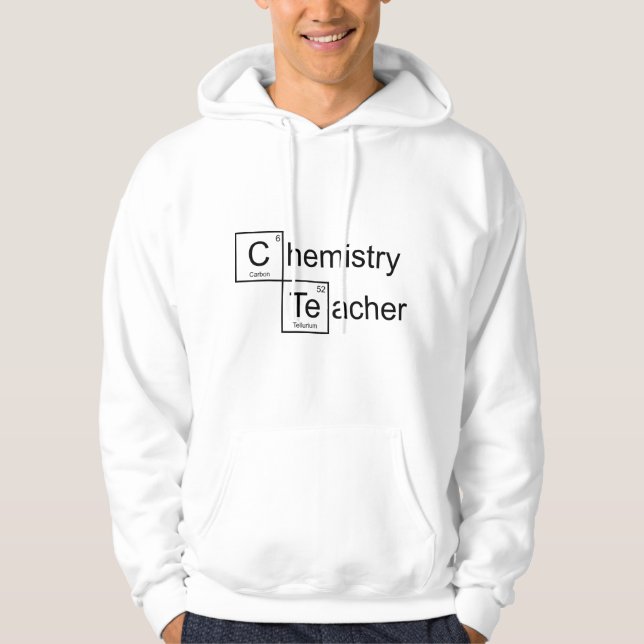 Veste À Capuche Enseignant en chimie (Devant)