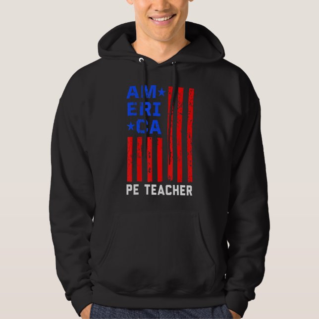Veste À Capuche Enseignant en éducation physique Pe (Devant)