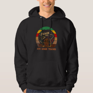 Veste À Capuche Enseignante de 4e année Afro Africaine Américaine 