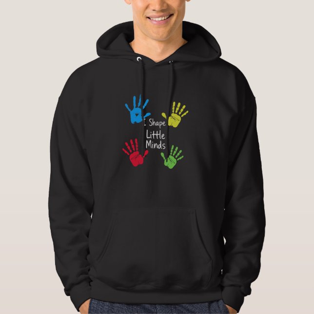 Veste À Capuche Enseignement des Petits Esprits Remerciement des E (Devant)