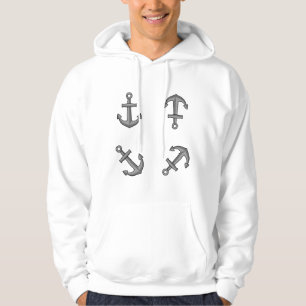 Veste À Capuche Ensemble d'Ancres pour bateaux à cartons