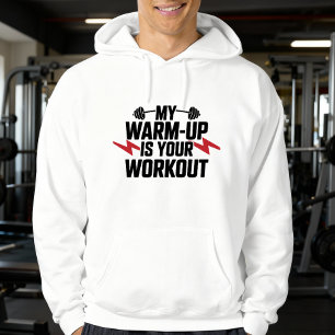 Veste À Capuche Entraînement motivant et sarcastique de musculatio