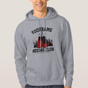 Veste À Capuche Entraîneur de boxe professionnelle AJOUTER NOM Gan