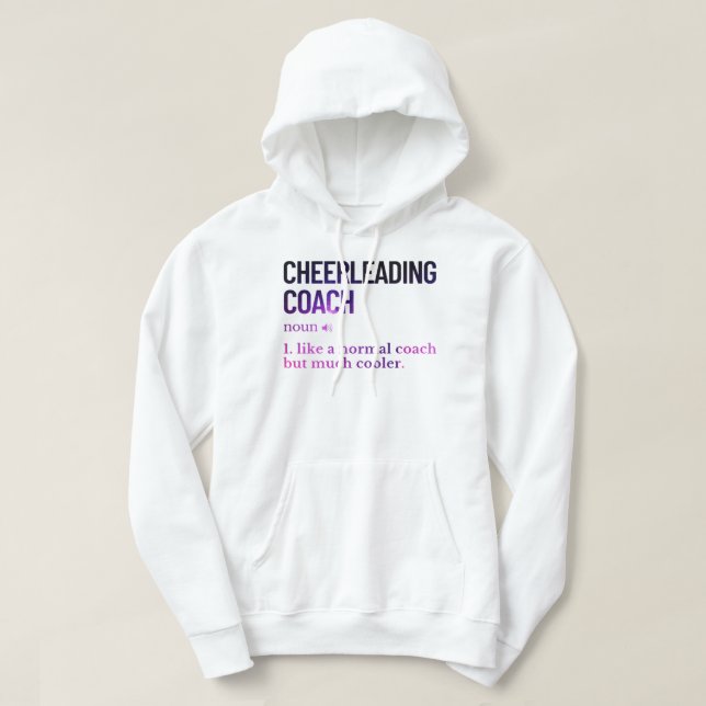 Veste À Capuche Entraîneur de Chevron drôle (Design devant)