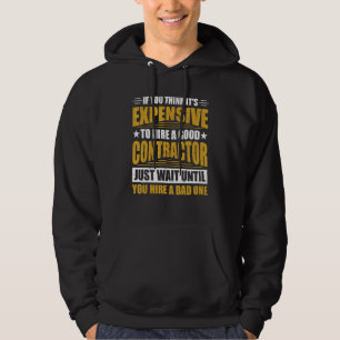 Veste À Capuche Entrepreneur général Construction Bricoleur Constr