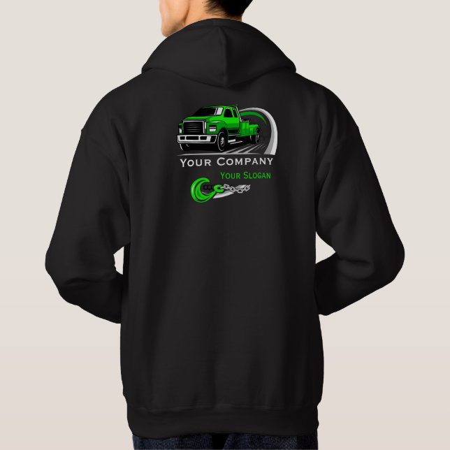 Veste À Capuche Entreprise de remorquage professionnelle, service  (Dos)