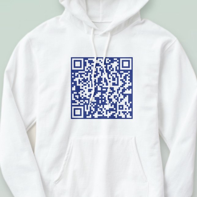 Veste À Capuche Entrez l'URL du code QR généré instantanément | Bl (Créateur téléchargé)
