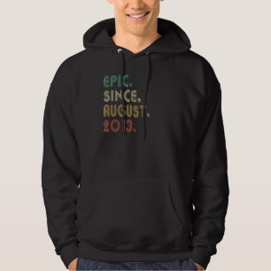 Veste À Capuche Epic 9 ans depuis août 2013 9e anniversaire
