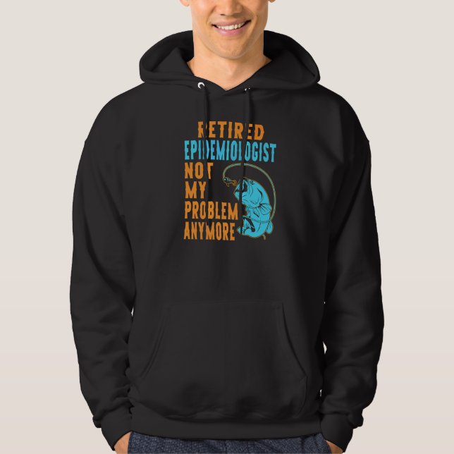 Veste À Capuche Épidémiologiste retraité Pêche Retraite (Devant)