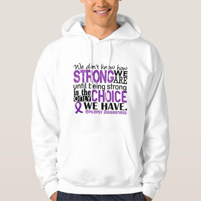 Veste À Capuche Épilepsie comme nous forts sommes (Devant)