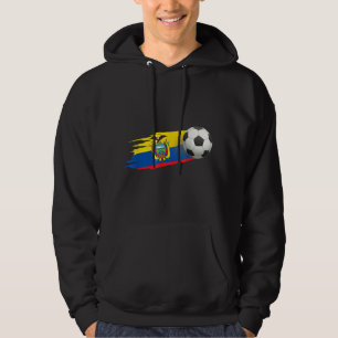 Veste À Capuche Equateur Soccer Ball Equateur Drapeau Jersey - Equ