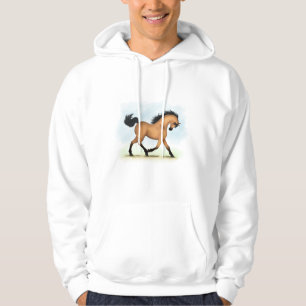 Veste À Capuche Équestre équestre du Cheval de Buckskin