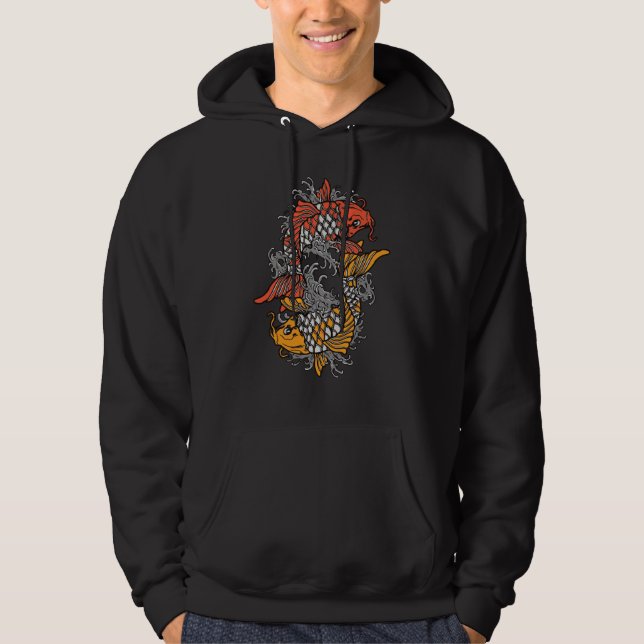 Veste À Capuche Équilibrer Koi (Devant)