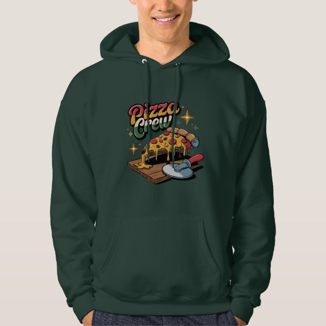 Veste À Capuche Équipage de pizza (Devant)