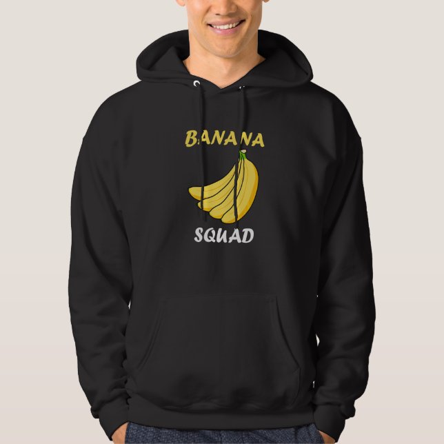 Veste À Capuche Équipe banane Nourriture exotique Citation ironiqu (Devant)