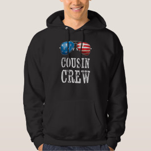 Veste À Capuche Équipe Cousin Usa 4 juillet Groupe de jumelage
