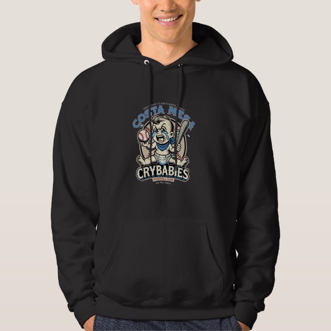 Veste À Capuche Équipe de baseball de ligue mineure Costa Mesa Cry (Devant)