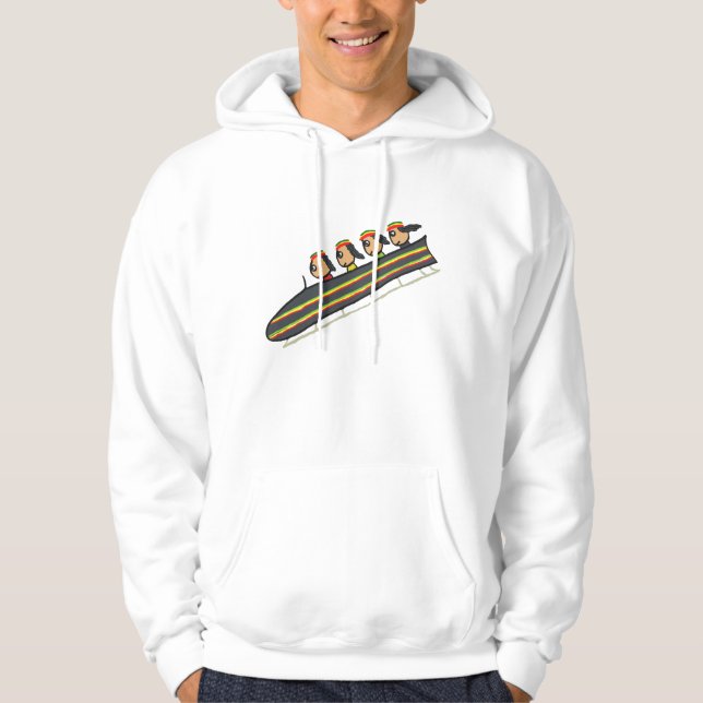 Veste À Capuche Équipe de bobsleigh Rasta (Devant)