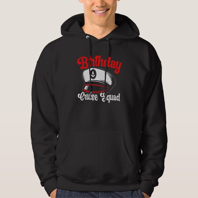 Veste À Capuche Équipe de croisière d'anniversaire Croisière Batea (Devant)