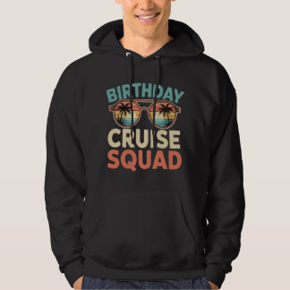 Veste À Capuche Équipe de croisière d'anniversaire rétro 2026 - Co
