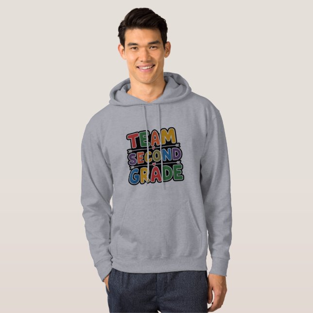 Veste À Capuche Équipe de deuxième année (Devant entier)
