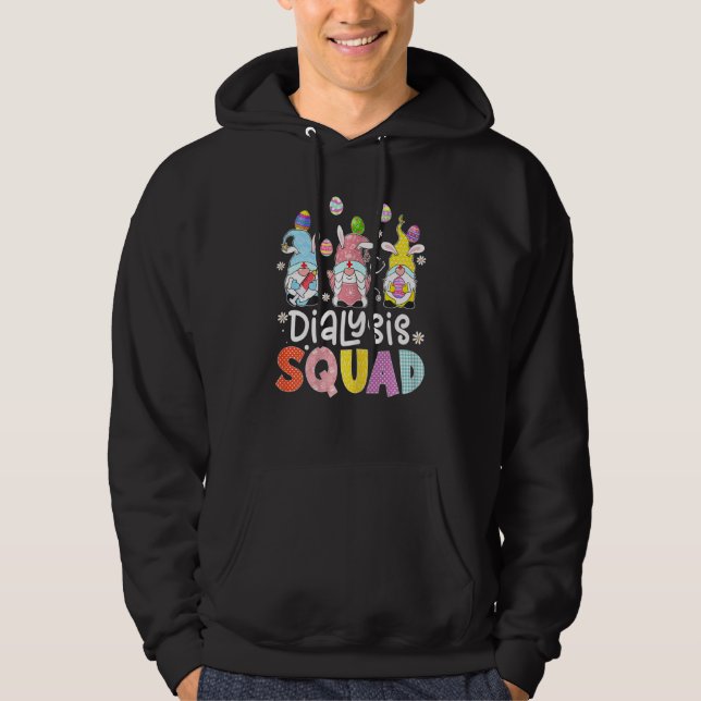Veste À Capuche Equipe de dialyse des femmes oeufs lapin Gnome Cha (Devant)