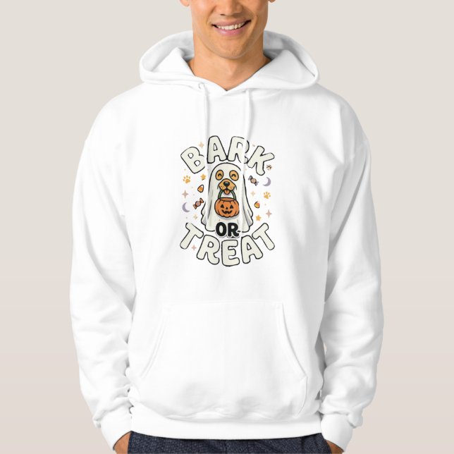 Veste À Capuche Équipe de friandises d'Halloween pour chiens (Devant)