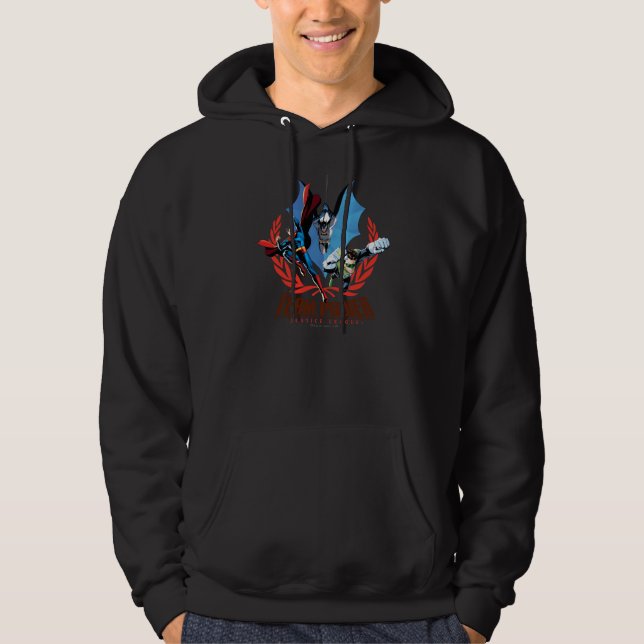 Veste À Capuche Équipe de la Ligue de Justice (Devant)