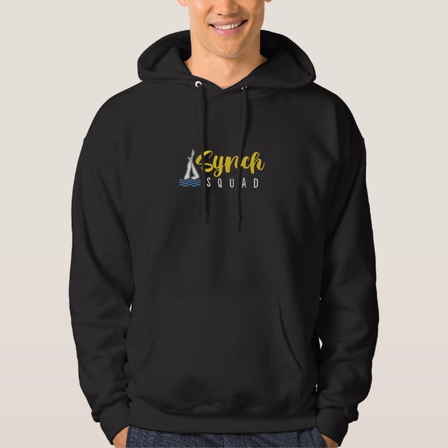 Veste À Capuche Équipe de natation artistique de l'équipe de synch (Devant)