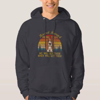 Veste À Capuche équipe de randonnée de basset hound randonnée cade
