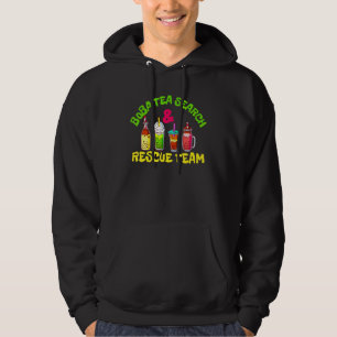 Veste À Capuche Équipe De Recherche De Thé Boba Pour Boba Tea Tea