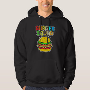 Veste À Capuche Équipe de restauration rapide Cheeseburger Burger